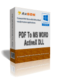 PDF To Word ActiveX DLL